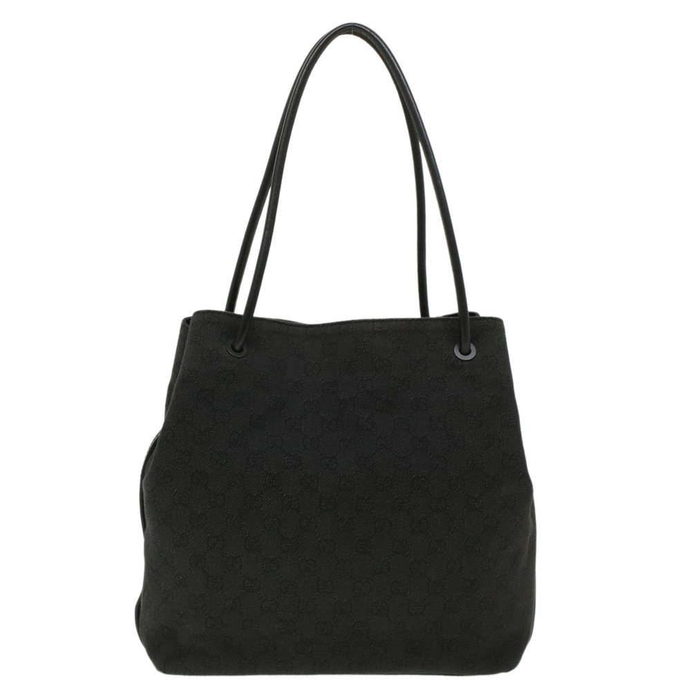 GUCCI GG Canvas Shoulder Bag Black 101341 Auth ki2878 - Picture 2 of 16